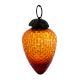 Vintage style Amber Glass Christmas Ornament