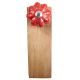 2 Pieces Red Golden Leaf Big Ceramic Wooden Door Stopper