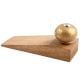 2 Pieces Golden Ceramic Wooden Door Stopper