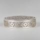 Handcrafted Silver Engraved Round Storage Box