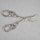 Handcrafted Silver Grape Shears Vintage Fruit Scissors
