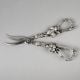 Handcrafted Silver Grape Shears with Stainless Steel Blade
