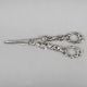 Handcrafted Pure Silver Grape Shears Vintage Fruit Scissors