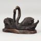 Handcrafted Brass Swan Pair Murti Antique Decorative Showpiece