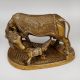 Handcrafted Brass Kamadhenu Cow Calf Murti Pooja Idol