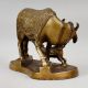 Handcrafted Brass Kamadhenu Cow Calf Murti Pooja Idol