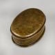 Handcrafted Brass Dabbi Murti Storage Box Vintage