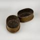 Handcrafted Brass Dabbi Murti Storage Box Vintage