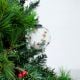 Clear Round Golden Star Glass Christmas Hanging Ornament