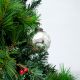 Silver Mercury Glass Christmas Hanging Ornament