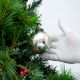 Silver Mercury Glass Christmas Hanging Ornament
