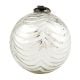 Silver Vintage Mercury Glass Christmas Ornament
