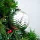 Silver Vintage Mercury Glass Christmas Ornament