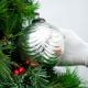Silver Vintage Mercury Glass Christmas Ornament