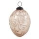 Silver Decorative Style Mercury Glass Christmas Ornament