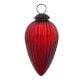 Red Style Teardrop Mercury Glass Christmas Ornament