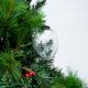 Clear Vintage Avocado Glass Christmas Ornament