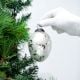 Silver Vintage Mercury Glass Christmas Ornament
