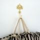 Handmade Golden Palm Tree Iron Wall Hook
