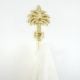 Handmade Golden Palm Tree Iron Wall Hook