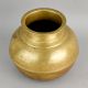 Handcrafted Brass Wide Mouth Lota Traditional Pooja Vessel