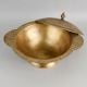 Handcrafted Brass Engraved Bowl with Lid Decorative Serving