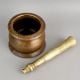 Handcrafted Brass Mortar and Pestle Traditional Khalbatta