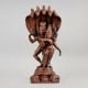 Handcrafted Copper Vishnu Lakshmi Sheshnag Idol Statue