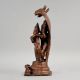Handcrafted Copper Vishnu Lakshmi Sheshnag Idol Statue