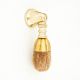 Natural Wooden Brass Drop Kitchen Cabinet Drawer Knob