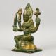 Handcrafted Brass Mariamman Murti Antique Finish Pooja Idol
