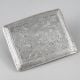 Vintage Engraved Silver Cigarette Case with Elephant Motif