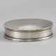 Vintage Silver Sunburst Engine Turned Trinket Box