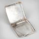 Vintage Hallmarked Sterling Silver Monogram Cigarette Case