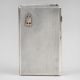 Vintage Hallmarked Sterling Silver Cigarette Case with Crest Detail