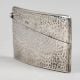 Vintage Hallmarked Sterling Silver Hammered Cigarette Case