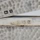 Vintage Hallmarked Sterling Silver Hammered Cigarette Case