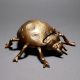 Handmade Vintage Brass Ladybug Ashtray for Decoration