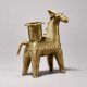Handmade Brass Horse Candle Holder in Fine Tribal Art