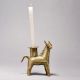 Handmade Brass Horse Candle Holder in Fine Tribal Art