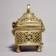 Vintage Handmade Brass Jewelry Box for Antique Collection Storage