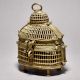 Handcrafted Brass Jewelry Box in Vintage Finish with Jali Work