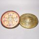 Rajasthani Art Handmade Brass Glass Round Box for Decoration