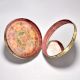 Handcrafted Brass and Glass Antique Finish Round Box for Collection