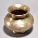 Handcrafted White Metal Holy Water Pot for Decoration