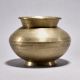 Vintage Finish White Metal Holy Water Pot for Rituals