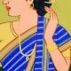 Bengali Couple in Conversation Painting by Lalu Prasad Shaw