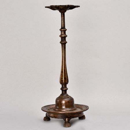 Beautiful Vintage Brass Oil Lamp for Prayer Room