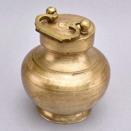 Handmade Ganga Jali Brass Water Pot for Home Decor