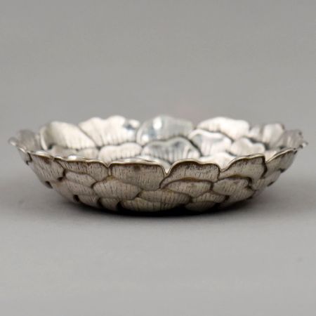 Handcrafted Silver Buccellati Floral Centerpiece Bowl